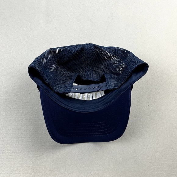 The Office Dunder Mifflin Hat Cap Snapback Trucker Navy Blue Paper TV Show Mens - Picture 4 of 7